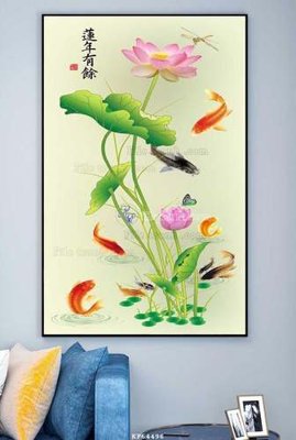 File gốc File tranh hiện đại pha lê gương KF64496 (trang trí) cho phòng khách