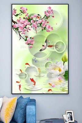 File gốc File tranh hiện đại pha lê gương KF64497 (phong cách) cổ điển