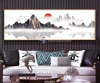 File PSD File tranh hiện đại pha lê gương KF64551 (nguyên gốc) chất lượng cao