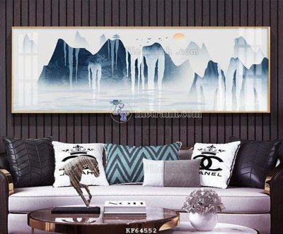 File gốc File tranh hiện đại pha lê gương KF64552 (trang trí) phòng ngủ