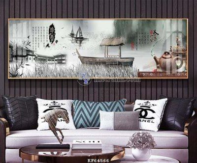 File gốc in mica File tranh hiện đại pha lê gương KF64566 chất lượng