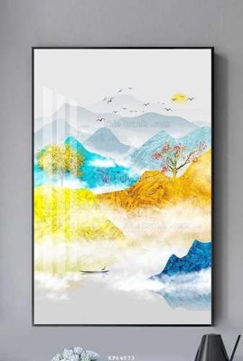 Download file ảnh gốc File tranh hiện đại pha lê gương KF64573 để in ấn