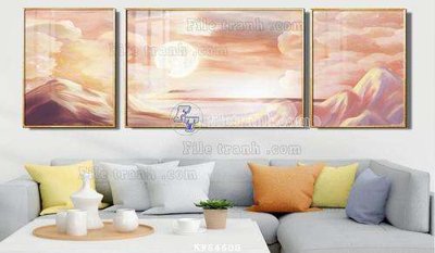 Tải file File tranh hiện đại pha lê gương KF64600 (gốc) in ấn ngay lập tức