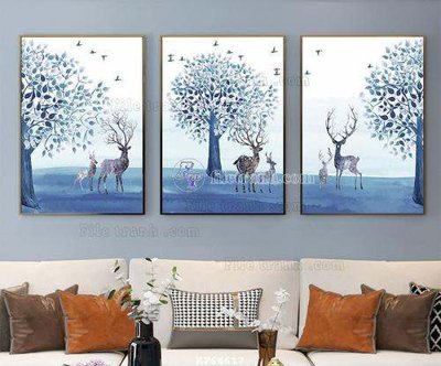 Download file File tranh hiện đại pha lê gương KF64617 (gốc) in mica ốp bếp