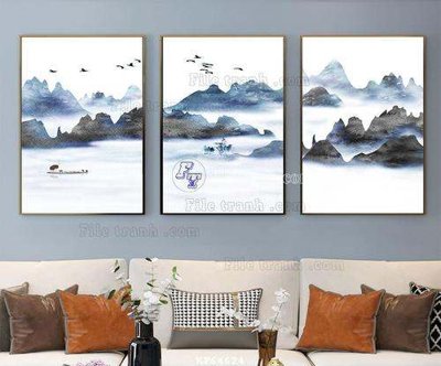 File ảnh File tranh hiện đại pha lê gương KF64624 (gốc) in backdrop sự kiện