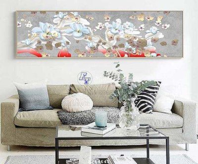 File in ấn File tranh hiện đại pha lê gương KF64642 (bản gốc) cao cấp