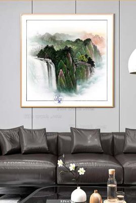 File tranh in tráng gương File tranh hiện đại pha lê gương KF64722 (siêu nét)