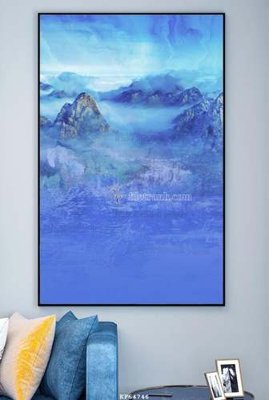 File tranh File tranh hiện đại pha lê gương KF64746 (bản gốc) treo tường