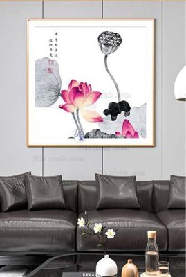 File gốc File tranh hiện đại pha lê gương KF64773 (trang trí) phòng ngủ