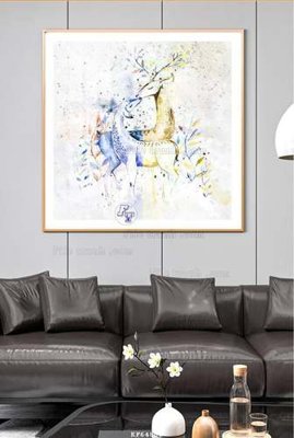 File ảnh File tranh hiện đại pha lê gương KF64806 (gốc) in backdrop sự kiện