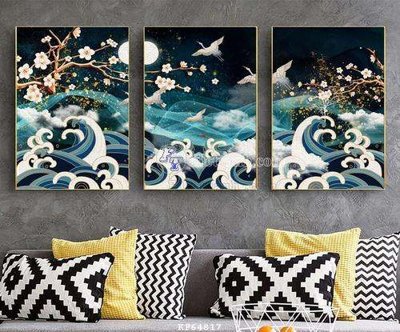 File gốc File tranh hiện đại pha lê gương KF64817 (ảnh rõ nét) để in