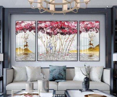 Download file File tranh hiện đại pha lê gương KF64856 (chuẩn in) File tranh hiện đại pha lê gương KF64856