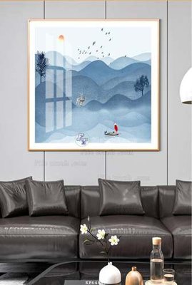 Tệp tin gốc File tranh hiện đại pha lê gương KF64867 (dùng cho in ấn) chuyên nghiệp