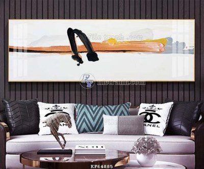 File gốc File tranh hiện đại pha lê gương KF64885 (in mica) làm bảng hiệu