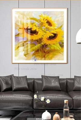 File in trần File tranh hiện đại pha lê gương KF64912 (bản gốc) đại dương