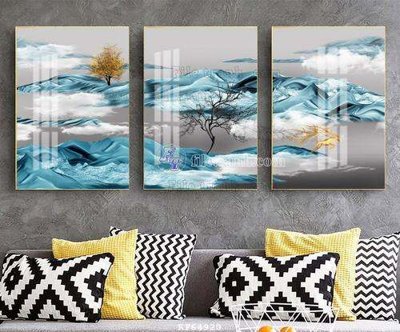 File tranh File tranh hiện đại pha lê gương KF64920 (gốc) in vải canvas