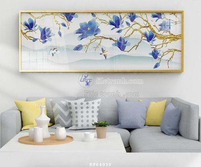 File tranh quảng cáo File tranh hiện đại pha lê gương KF64939 (download file gốc)