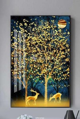 Download file tranh PSD File tranh hiện đại pha lê gương KF64946 để chỉnh sửa