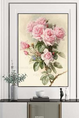 File in trần File tranh hiện đại pha lê gương KF64991 (bản gốc) đại dương