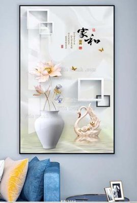 File in mica File tranh hiện đại pha lê gương KF65084 (bản gốc) siêu trong