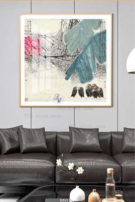 File ảnh File tranh hiện đại pha lê gương KF65109 (gốc) in PP, decal