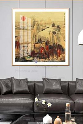 File tranh File tranh hiện đại pha lê gương KF65112 (ảnh gốc) độc quyền