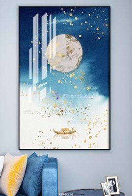 File gốc File tranh hiện đại pha lê gương KF65210 (phong cách) cổ điển