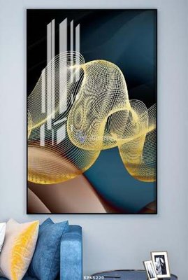 File tranh File tranh hiện đại pha lê gương KF65220 (ảnh gốc) không bị mờ