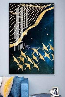 File PSD File tranh hiện đại pha lê gương KF65226 (gốc) cho designer