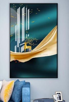 File tranh trang trí File tranh hiện đại pha lê gương KF65238 (tải file gốc)