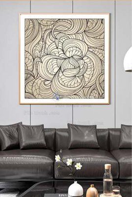 File ảnh gốc File tranh hiện đại pha lê gương KF65249 không vỡ nét