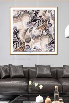 File in trần File tranh hiện đại pha lê gương KF65252 (bản gốc) hoa văn