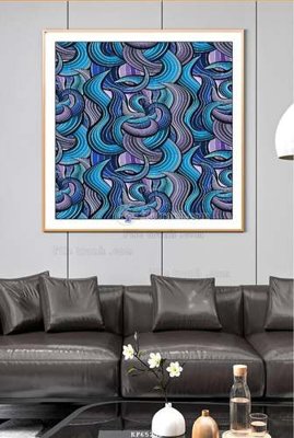 File in lụa File tranh hiện đại pha lê gương KF65253 (chất lượng cao) File tranh hiện đại pha lê gương KF65253