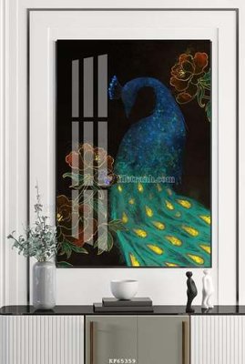 File ảnh gốc File tranh hiện đại pha lê gương KF65359 (chuyên in mica)