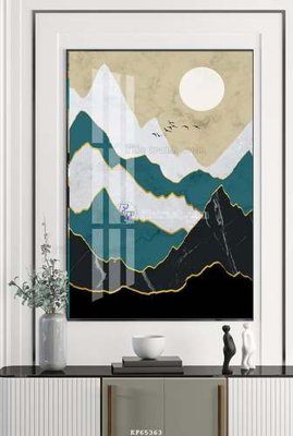 File tranh File tranh hiện đại pha lê gương KF65363 (file gốc) chuẩn màu in