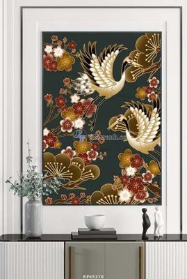 File tranh quảng cáo File tranh hiện đại pha lê gương KF65370 (file gốc) chuyên nghiệp