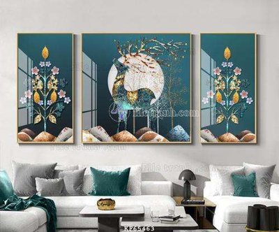 File ảnh File tranh hiện đại pha lê gương KF65463 (gốc) in quảng cáo ngoài trời