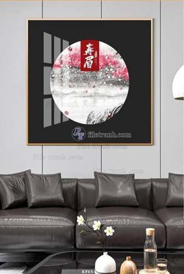 File in trần File tranh hiện đại pha lê gương KF65497 (file gốc) phong thủy