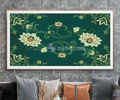 File gốc File tranh hiện đại pha lê gương KF65558 cho in ấn và thiết kế