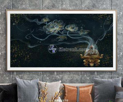 File tranh in mica File tranh hiện đại pha lê gương KF65570 (độ phân giải cao)