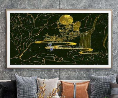 Download file gốc File tranh hiện đại pha lê gương KF65575 (in mica) trang trí