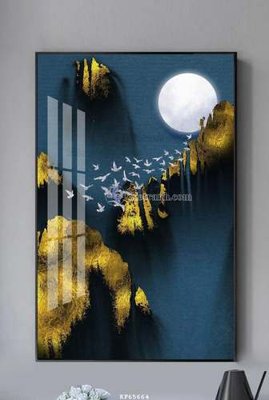 File gốc File tranh hiện đại pha lê gương KF65664 (ảnh rõ nét) để in