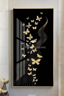 File gốc File tranh hiện đại pha lê gương KF65665 (ảnh chi tiết) để in ấn