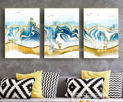 File tranh File tranh hiện đại pha lê gương KF65670 (bản gốc) in lụa 5D