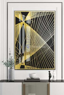 File ảnh File tranh hiện đại pha lê gương KF65680 (gốc) in poster