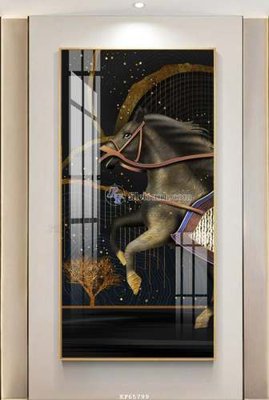 File tranh File tranh hiện đại pha lê gương KF65799 (bản gốc) treo quán cafe