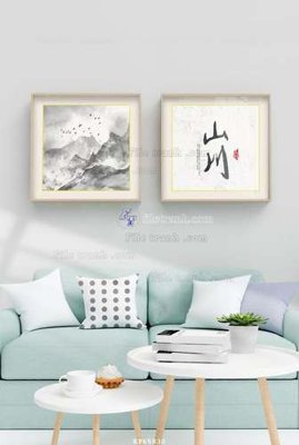 Tải file File tranh hiện đại pha lê gương KF65830 (PSD) cho in tranh kính