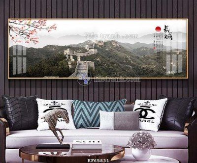 File gốc File tranh hiện đại pha lê gương KF65831 (in lụa) tranh phong thủy