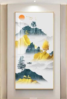 Download file gốc File tranh hiện đại pha lê gương KF65840 (in mica) trang trí