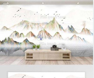 File tranh gốc PSD File tranh hiện đại pha lê gương KF65843 còn nguyên layer